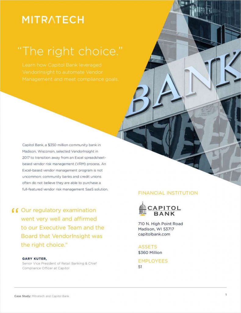 bank risk management case study